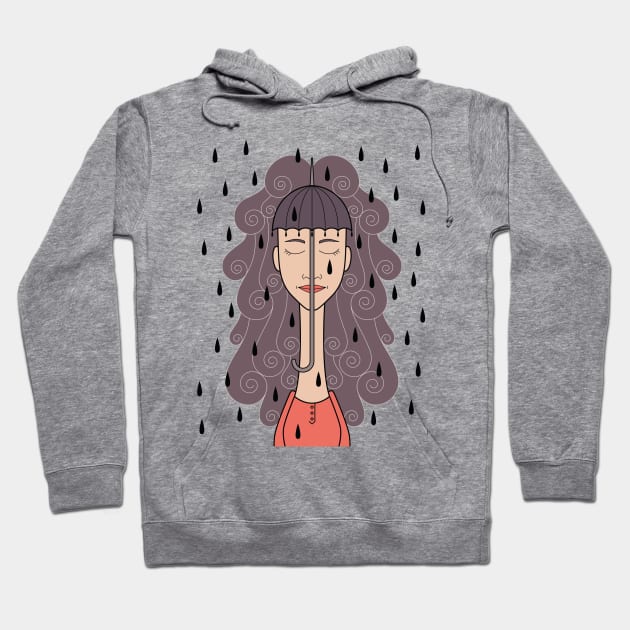 You look like rain Hoodie by freshinkstain